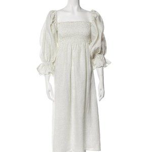 Sleeper polka dot midi length dress
